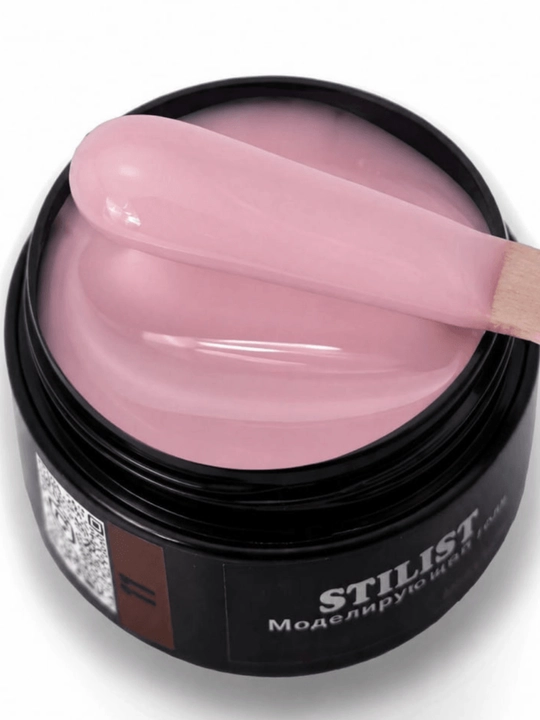 Gel №11, 50 ml, mayin pushti nyud, o‘rtacha qattiq, modellashtirish geli, STILIST_STORE