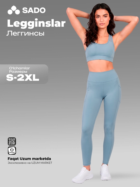 Cho‘ntakli ayollar sport legginslari SADO - 