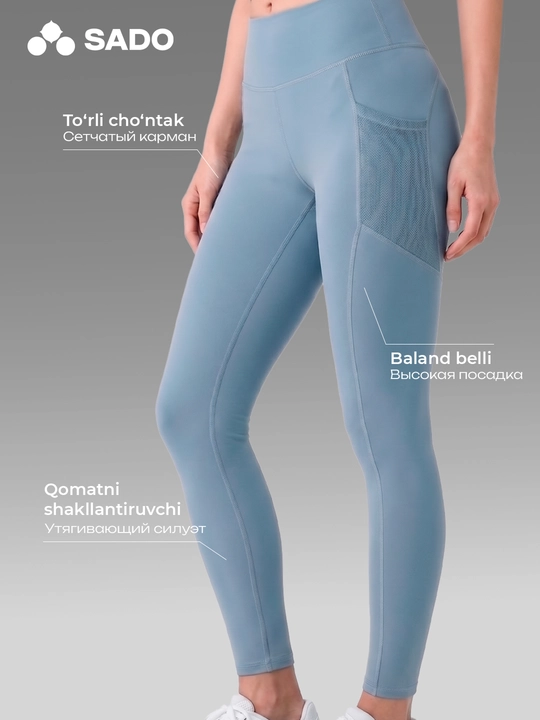 Cho‘ntakli ayollar sport legginslari SADO