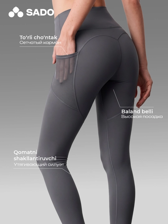 Cho‘ntakli ayollar sport legginslari SADO