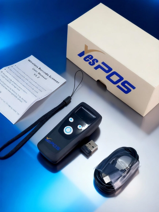 YesPOS 2D Shtrix-kod Skaneri | USB | QR va Barcode O‘quvchi