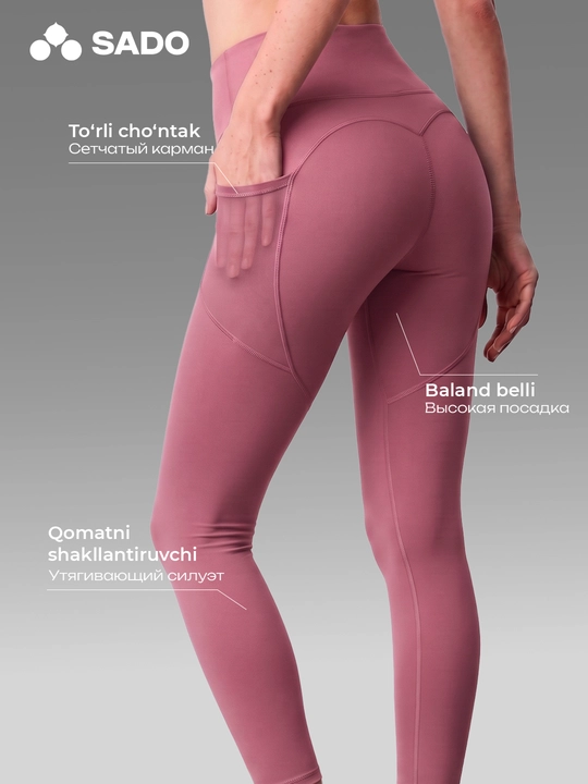 Cho‘ntakli ayollar sport legginslari SADO