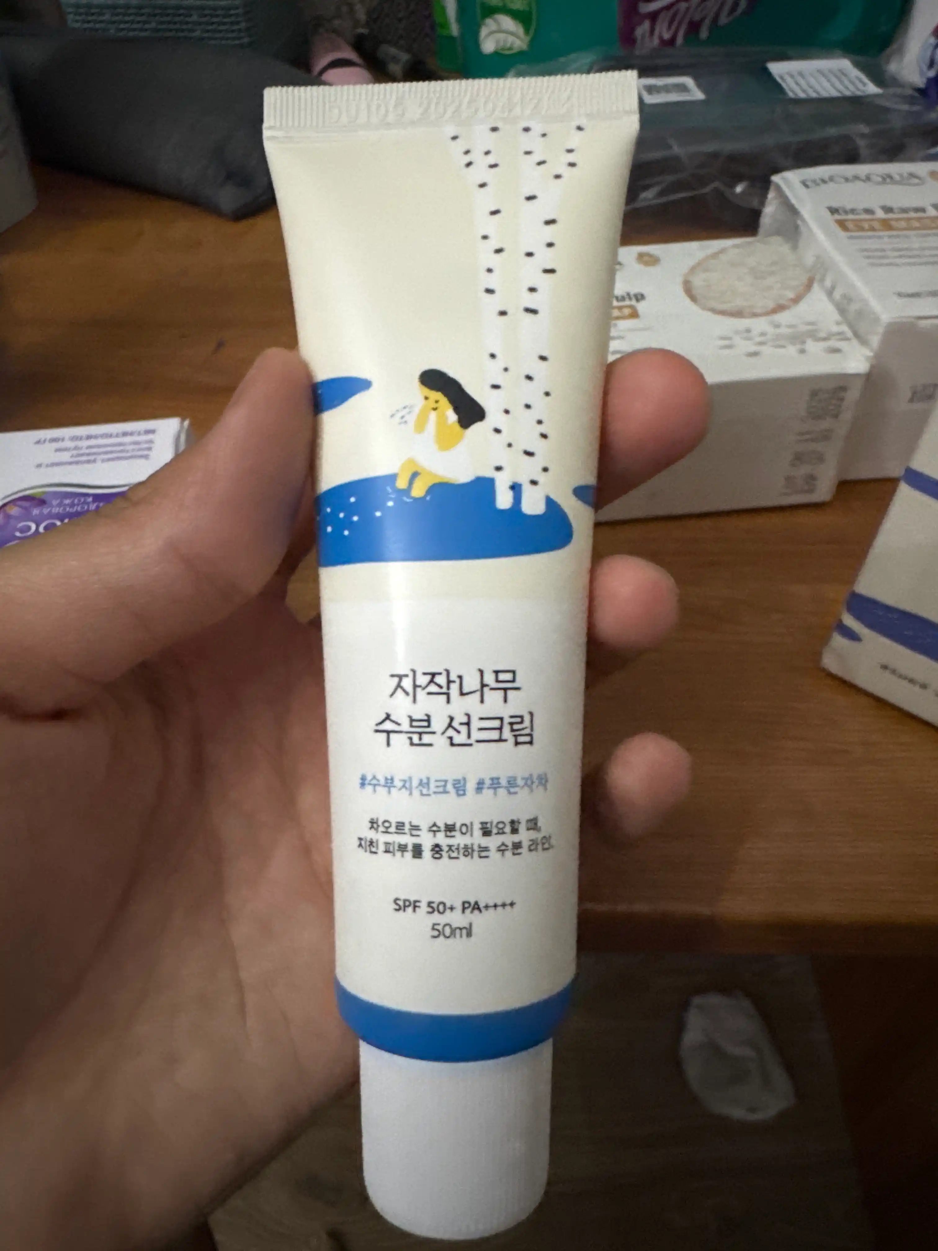 Namlantiruvchi krem, quyoshdan himoyalovchi krem, SPF 50+PA+++, 50 ml