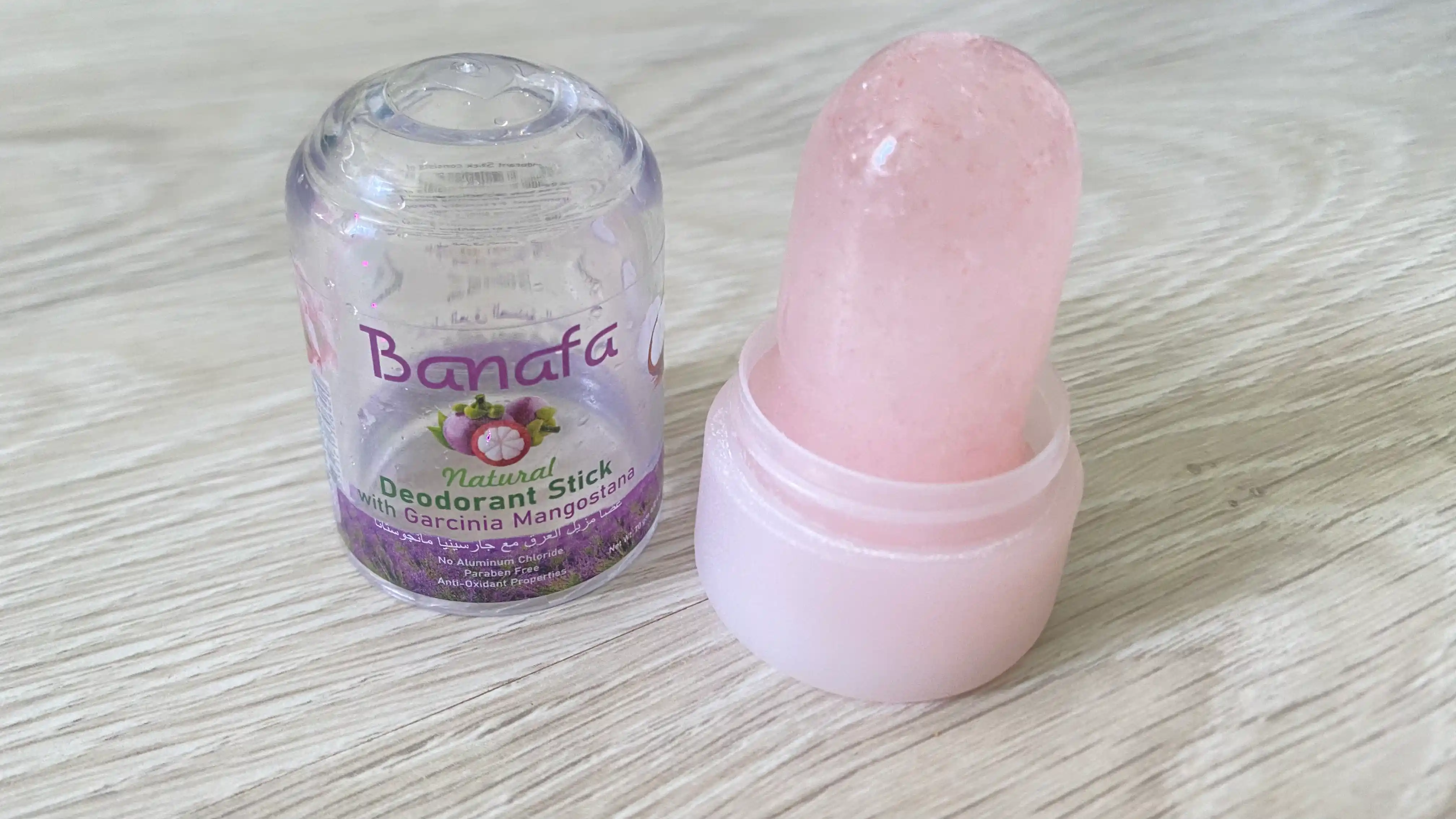 Натуральный минеральный дезодорант, квасцовый, Deodorant Stick Banafa, U&I 70 гр