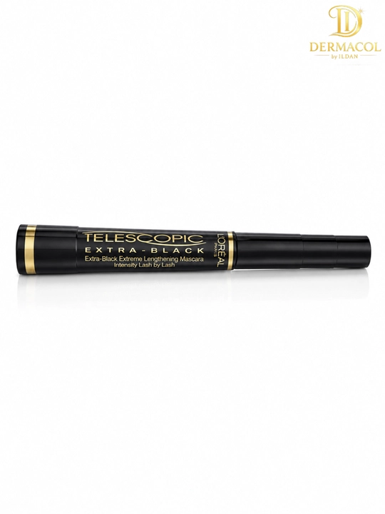 Тушь Telescopic Extra Black, с эффектом удлинения и выразительного объёма, насыщенный чёрный
