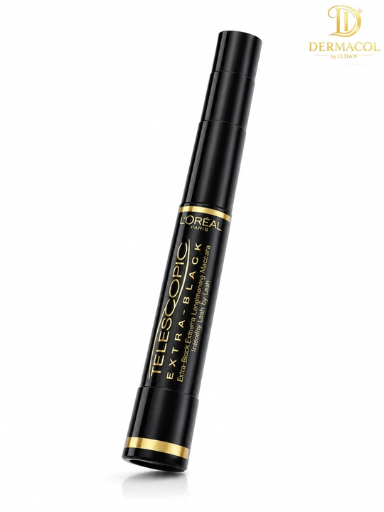 Тушь Telescopic Extra Black, с эффектом удлинения и выразительного объёма, насыщенный чёрный