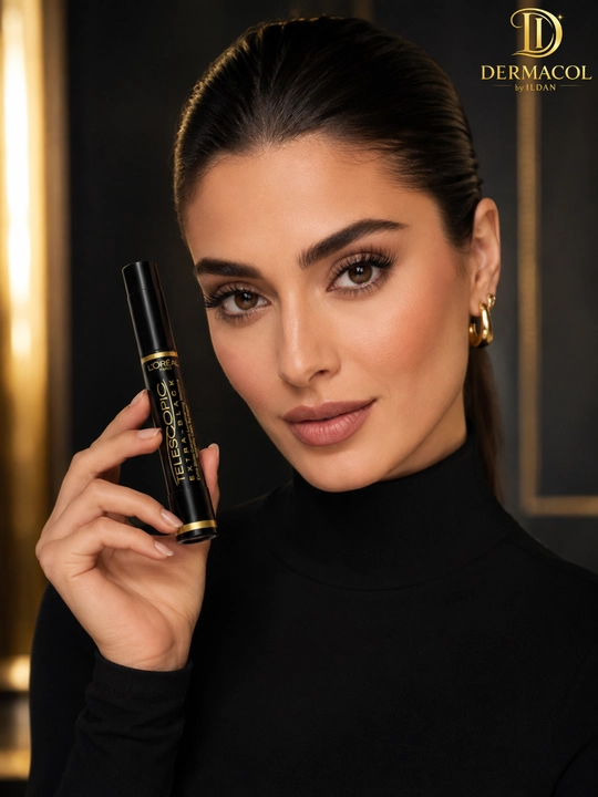 Тушь Telescopic Extra Black, с эффектом удлинения и выразительного объёма, насыщенный чёрный