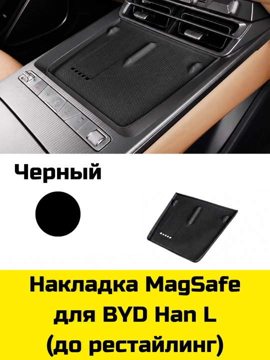 MagSafe Накладка, Органайзер бара, под бара (нижний) для Byd Sealion 06, 07, Han, Han L - 