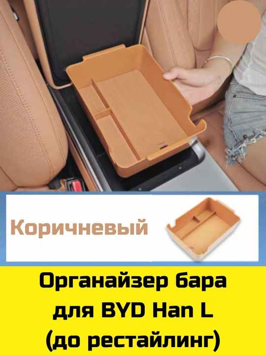 MagSafe Накладка, Органайзер бара, под бара (нижний) для Byd Sealion 06, 07, Han, Han L - 