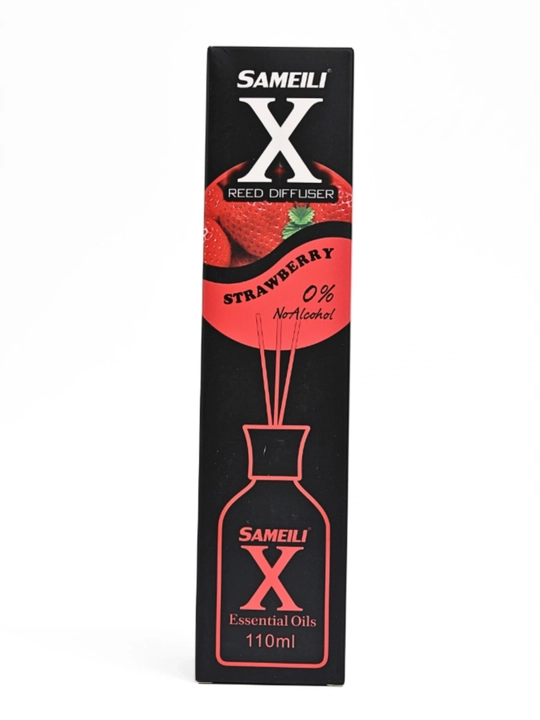 Sameili x Reed Diffuser aromadiffusor, 110 ml-uy va ofis uchun alkogolsiz atirlar