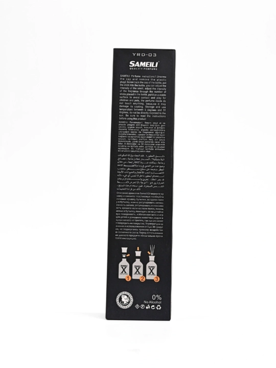 Sameili x Reed Diffuser aromadiffusor, 110 ml-uy va ofis uchun alkogolsiz atirlar