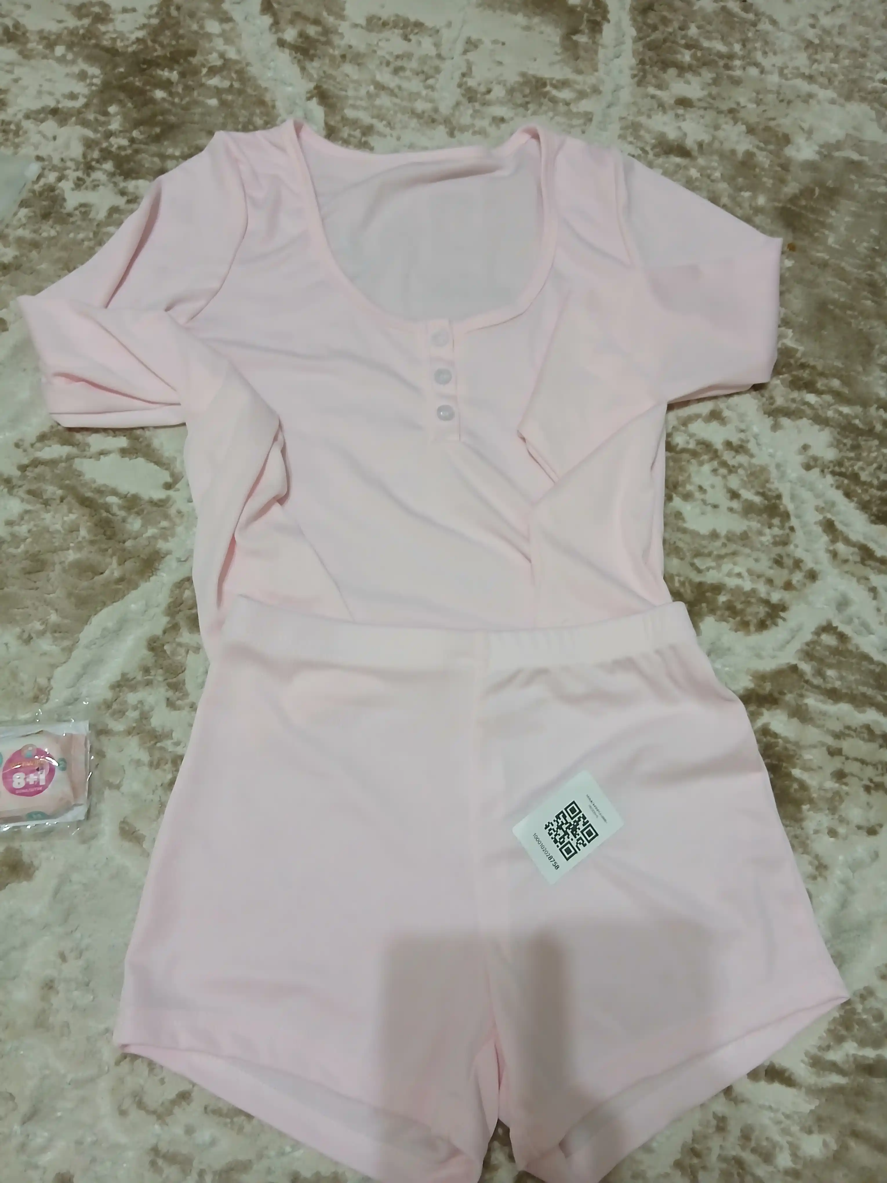 Ayollar uchun uy kiyimi komplekti, uzun yengli kofta va shortik, yumshoq va qulay, S-XL