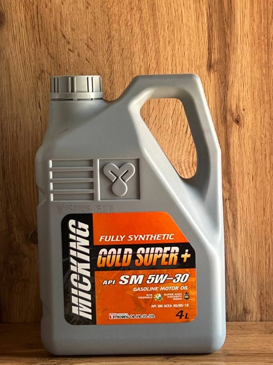 Sintetik motor moyi MICKING Gold Super+ 5W-30 API SM, 4L