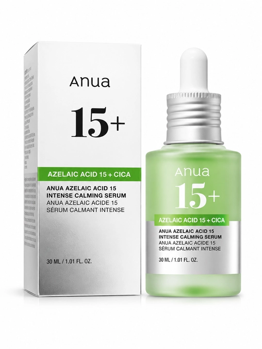 Anua Azelaic Acid 15 + Cica tinchlantiruvchi yuz sarumi, 30 ml