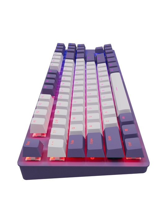 SADES RGB  yoritilgan o‘yin klaviaturasi, 75%, 6000 mA·s, uch rejim: BT/2.4G/USB