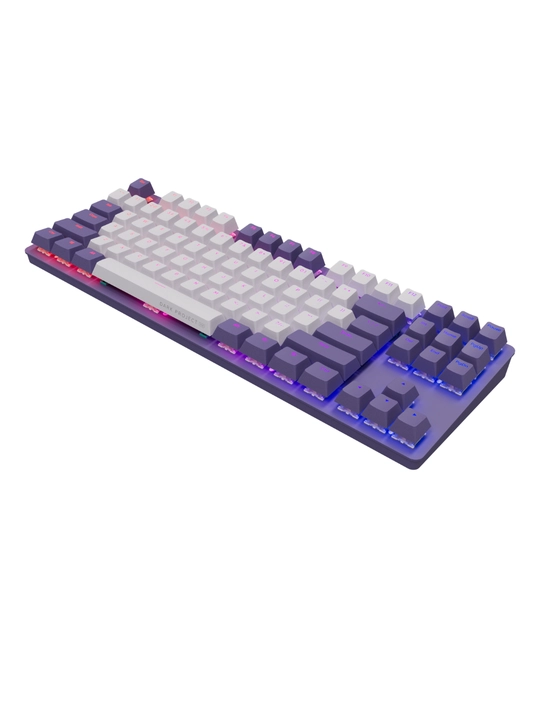 SADES RGB  yoritilgan o‘yin klaviaturasi, 75%, 6000 mA·s, uch rejim: BT/2.4G/USB