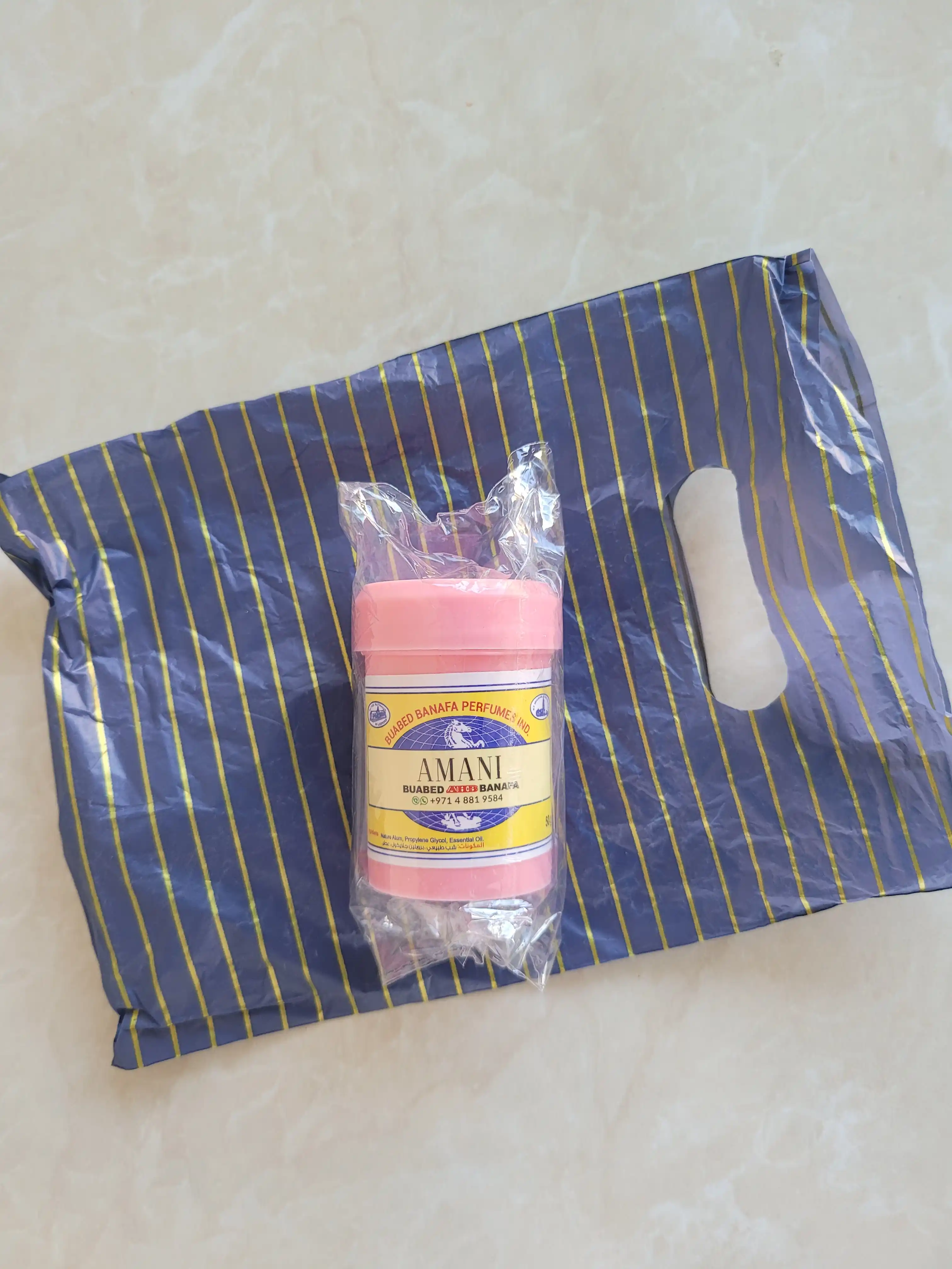 Buobad Banafa tabiiy antiperspirant xushbo‘y hidi, 50 gramm