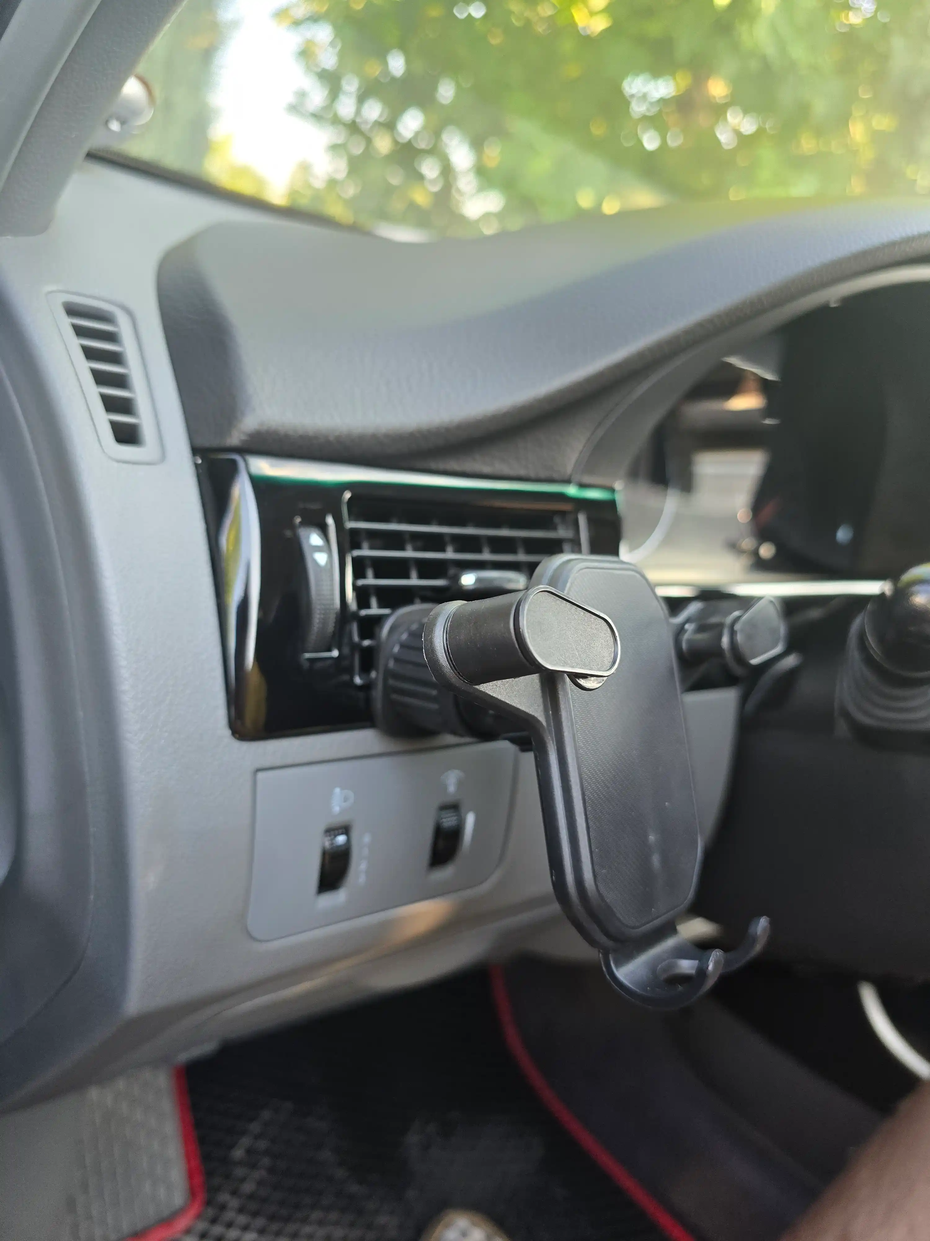 Универсальный автомобильный держатель телефона для воздуховода, BH76 Holder двойной зажим