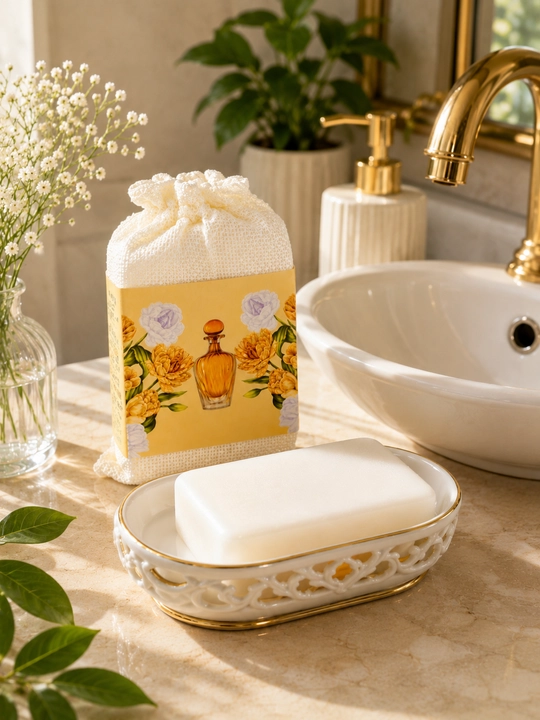 Atirli sovun, xushbo‘y qattiq sovun, 250 g, yoqimli hidli va quyuq ko‘pik hosil qiluvchi