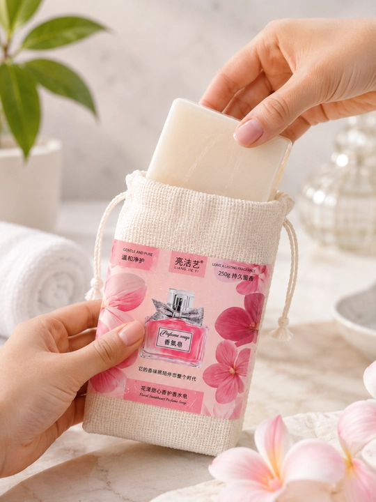 Atirli sovun, xushbo‘y qattiq sovun, 250 g, yoqimli hidli va quyuq ko‘pik hosil qiluvchi