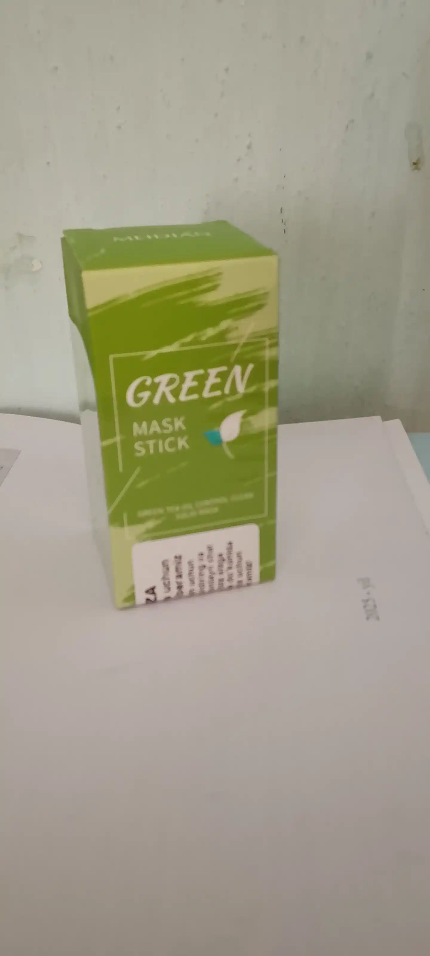 Глиняная маска стик для лица Green Mask Stick, от черных точек и прыщей акне