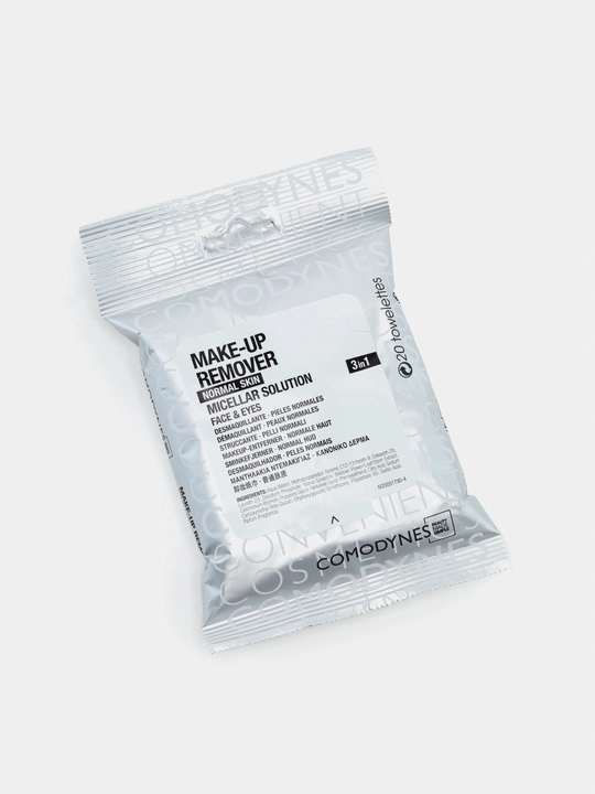Comodynes Make Up Remover Micellar makiyajni tozalovchi salfetkalar, 20 dona