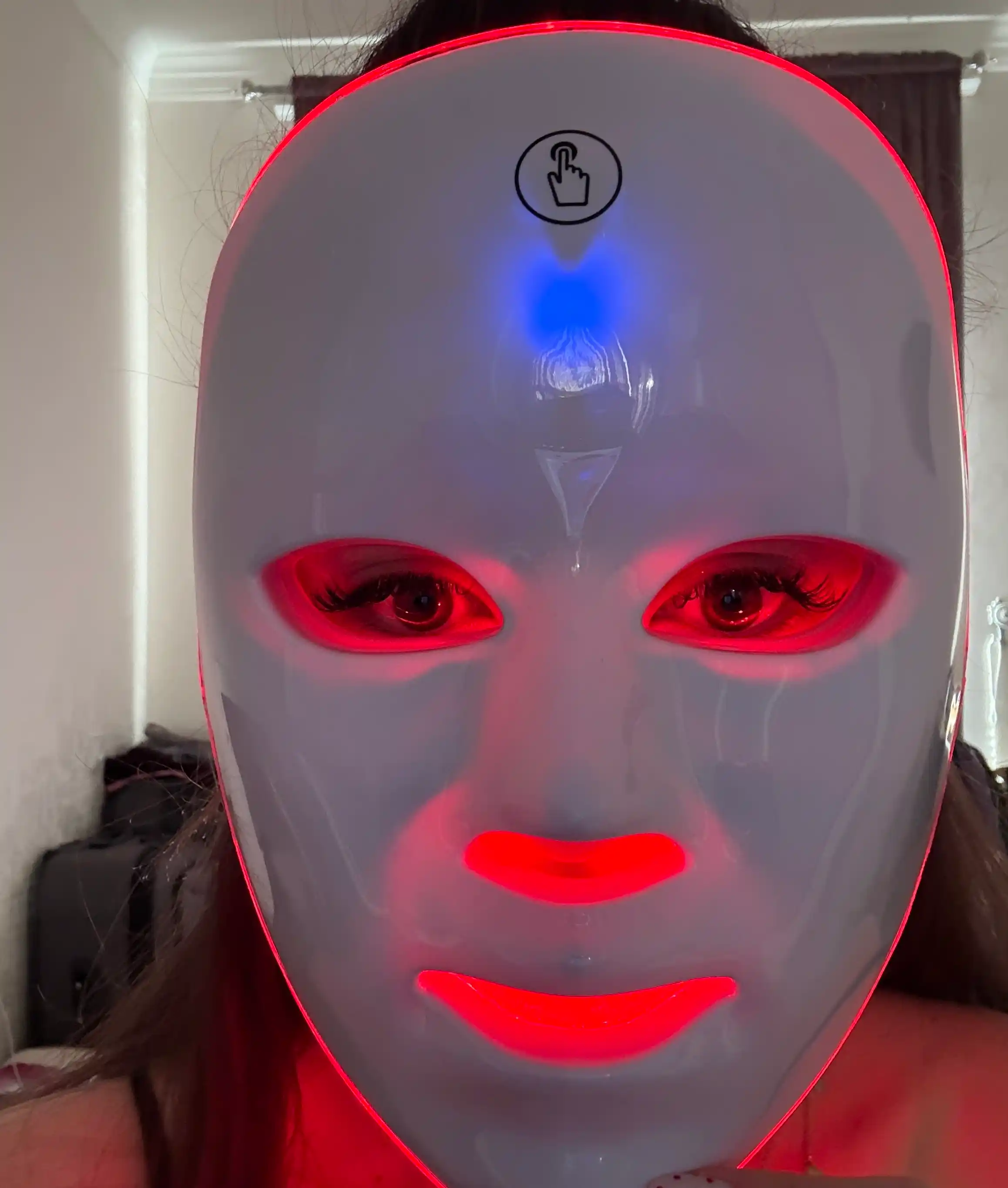 LED-маска для лица 7 цветов, светотерапия кожи, уход против акне, морщин и воспалений дома