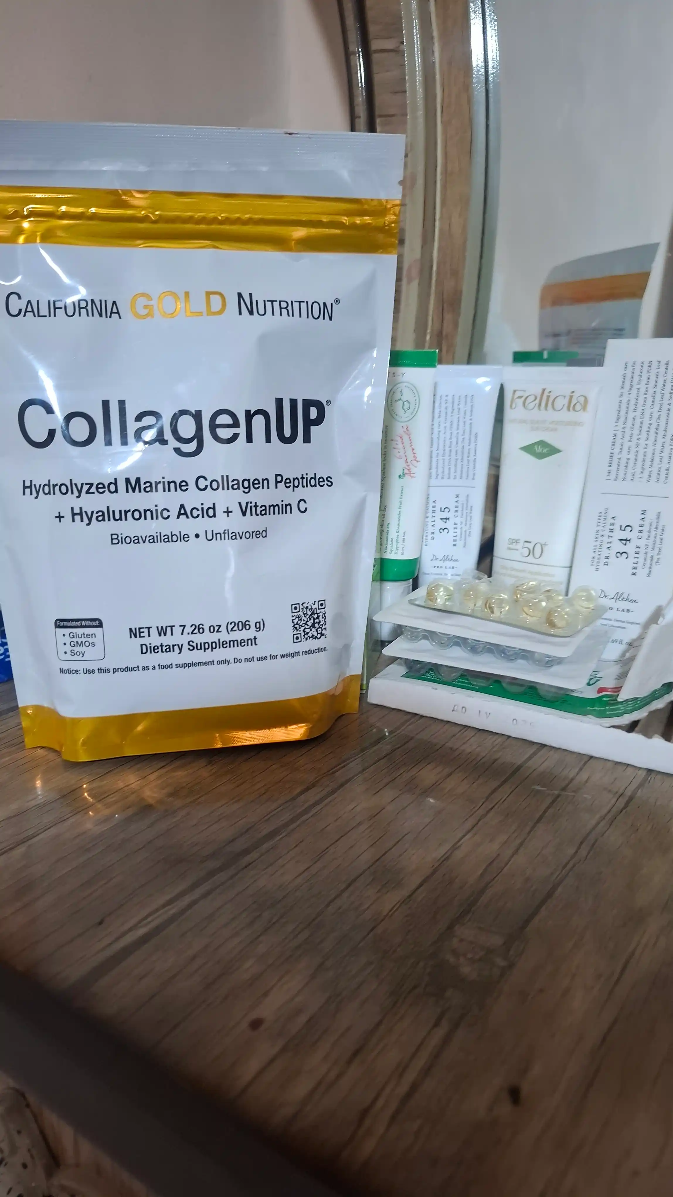 California Gold Nutrition, CollagenUP®, Коллаген с нейтральным вкусом, 206 г