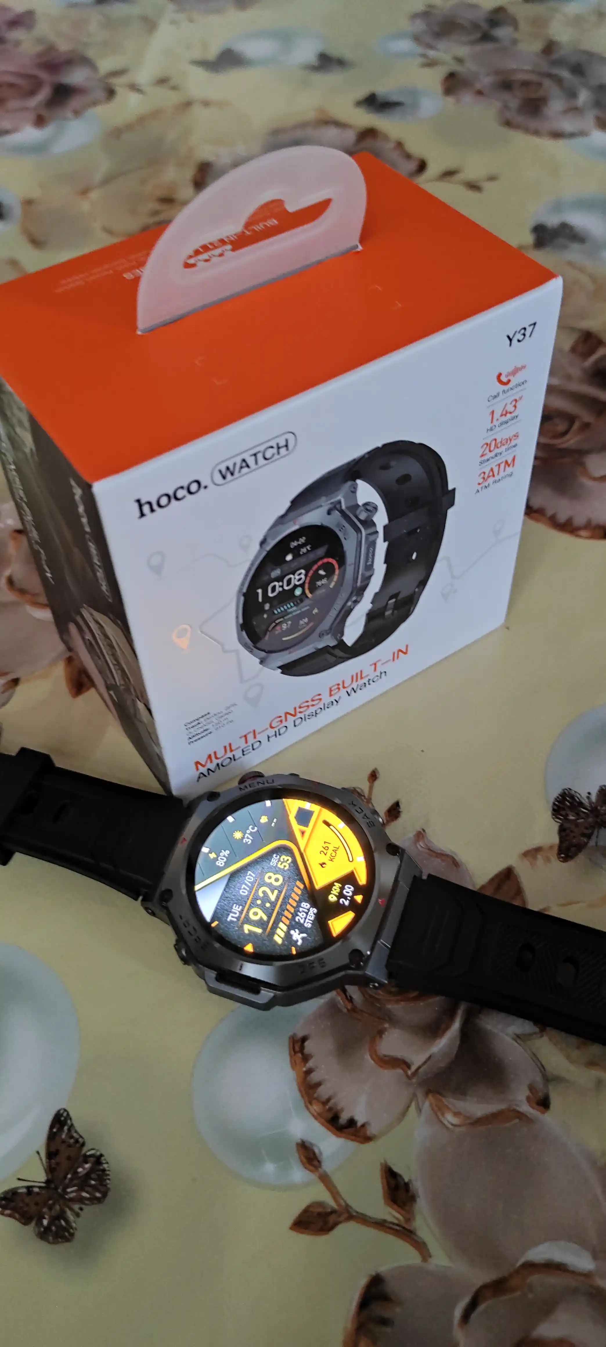 HOCO Y37 Aqlli Soat – Bluetooth, Sensorli Ekran, Sport va Fitness uchun