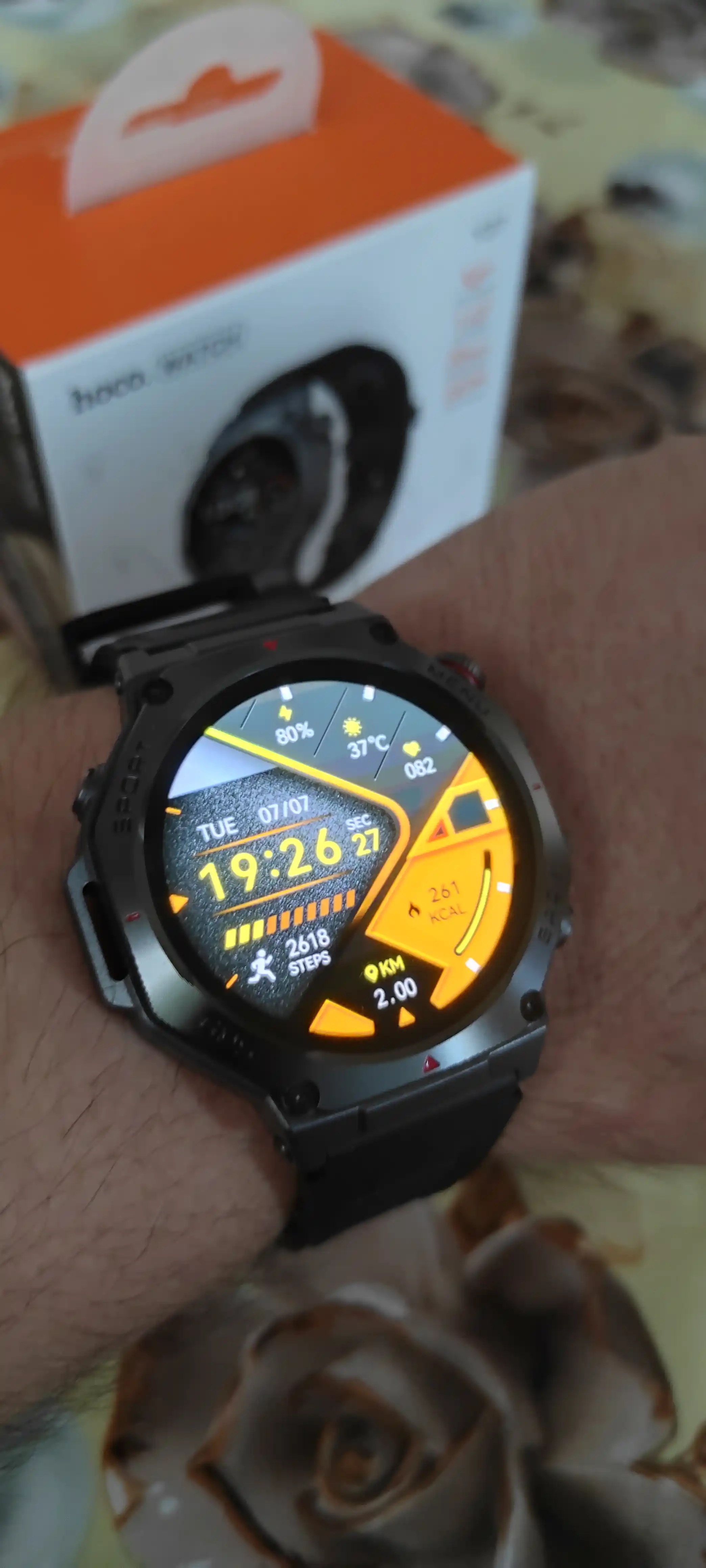 HOCO Y37 Aqlli Soat – Bluetooth, Sensorli Ekran, Sport va Fitness uchun