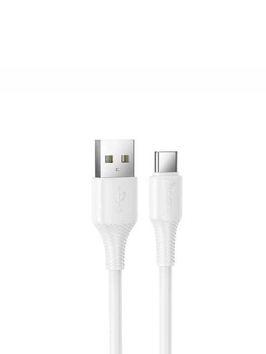 HOCO X120 USB-A — USB-C kabeli, 1 m, 3.0A, tezkor zaryadlash, mustahkamlangan