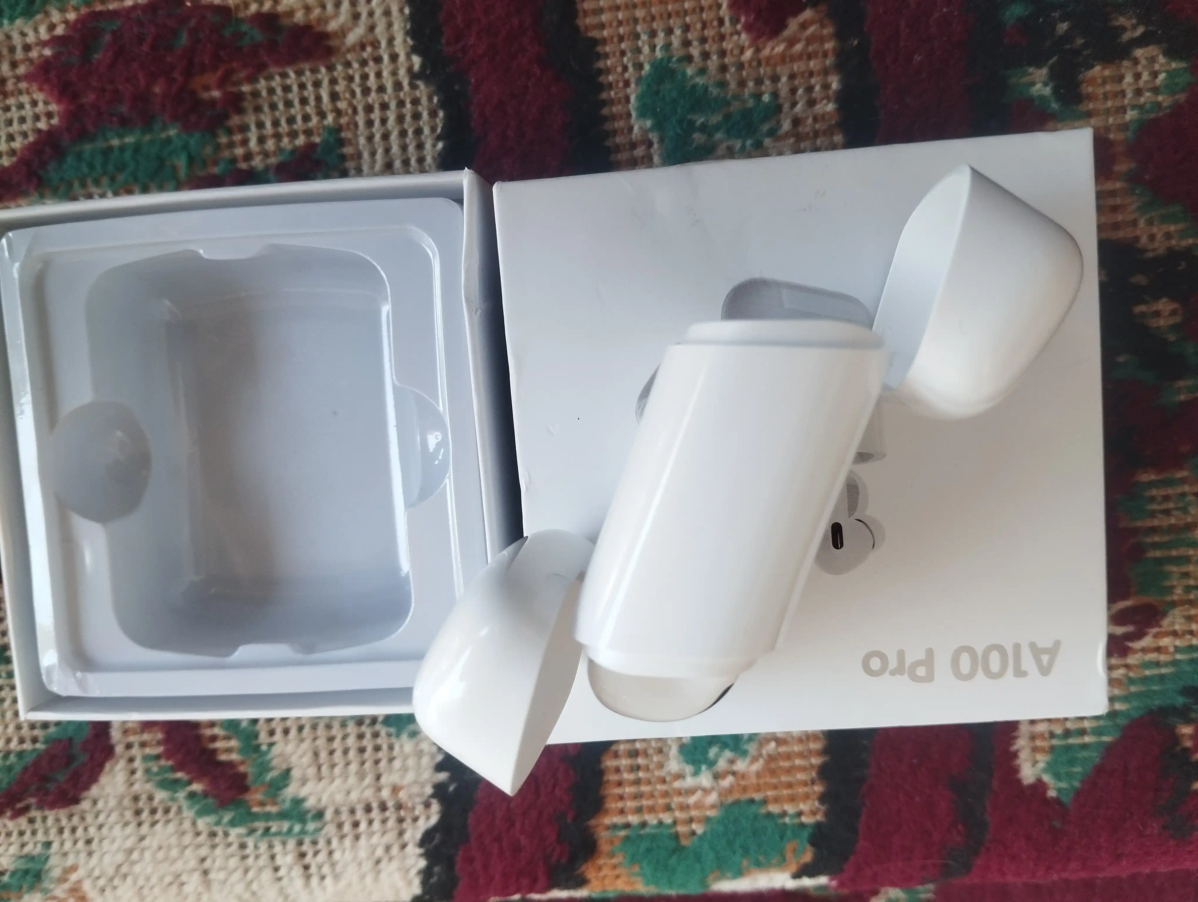 Simsiz quloqchinlar TWS A100 Pro 2 in 1 vakuum qistirmalar va g‘ilof