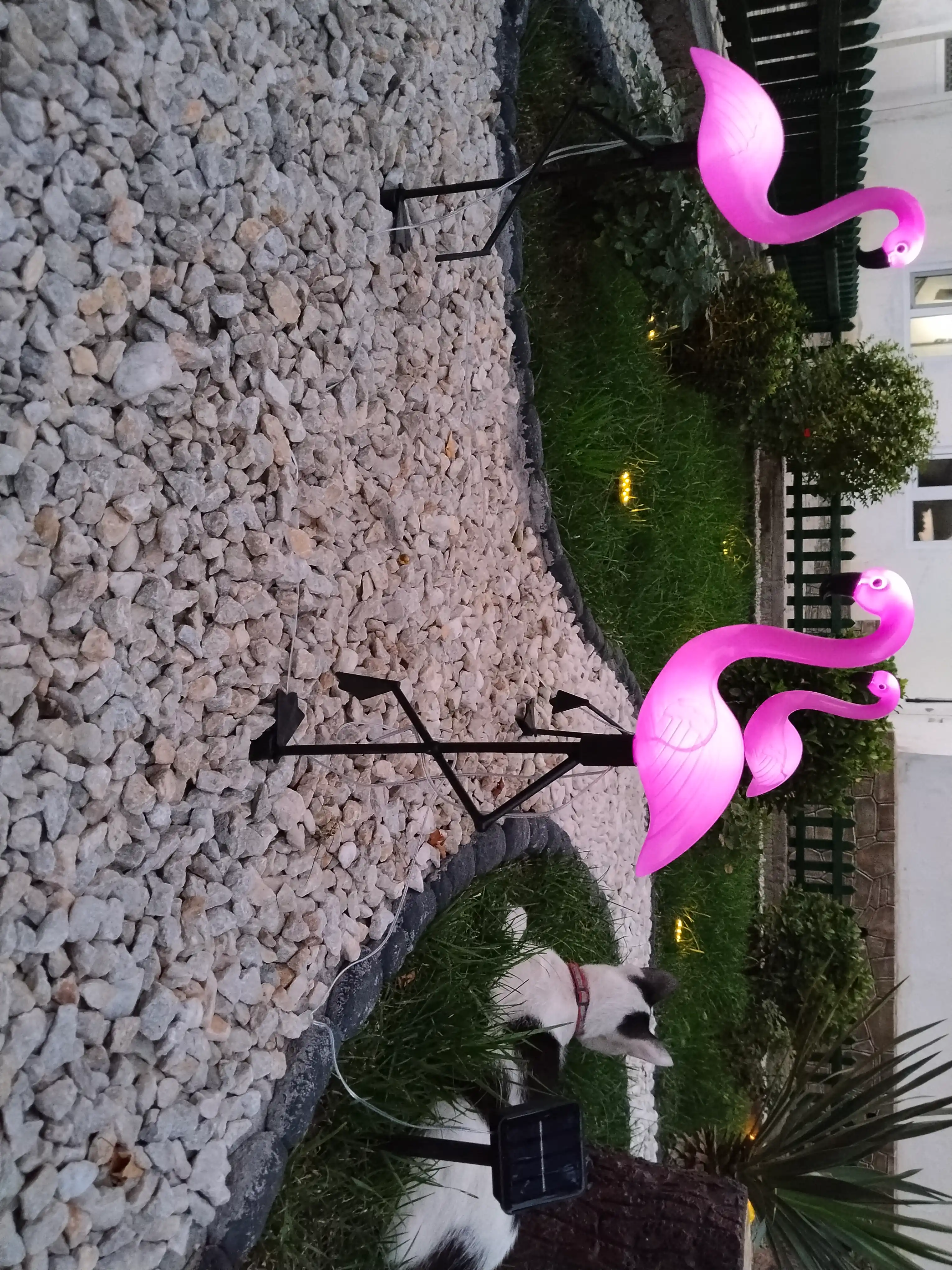 Flamingo” bog‘ chirog‘i, 3 dona, quyosh batareyasida, bog‘ va dala hovli uchun