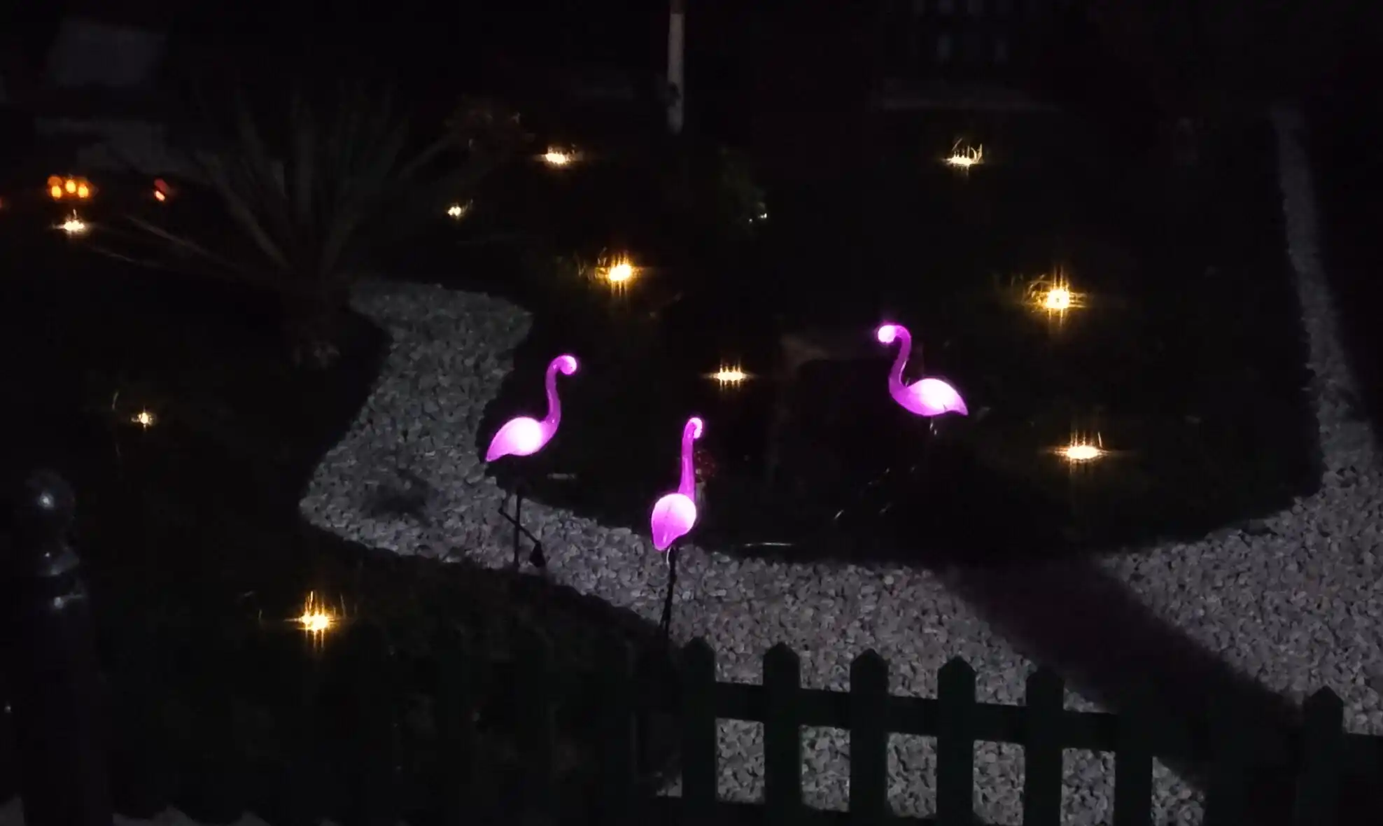 Flamingo” bog‘ chirog‘i, 3 dona, quyosh batareyasida, bog‘ va dala hovli uchun