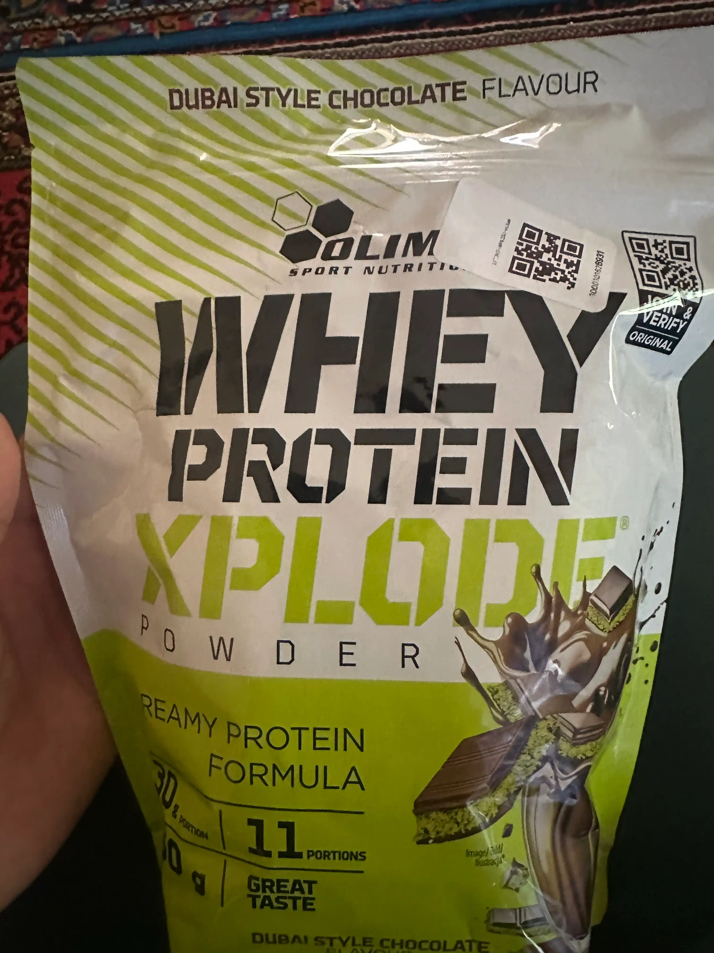 Olimp Whey protein xplode 350g вкус Dubai Chocolate