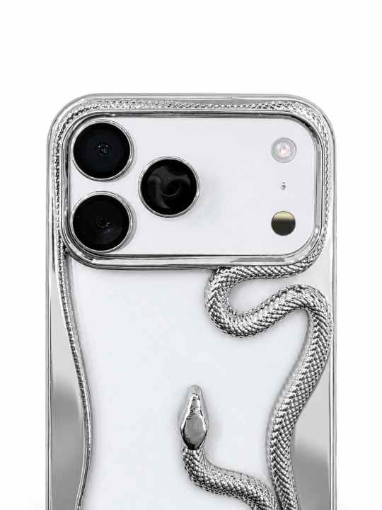 Чехол для iPhone 11, 12, 13, 14, 15, 16, 17, Pro, Pro Max, Plus Змея