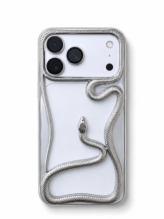 Чехол для iPhone 11, 12, 13, 14, 15, 16, 17, Pro, Pro Max, Plus Змея