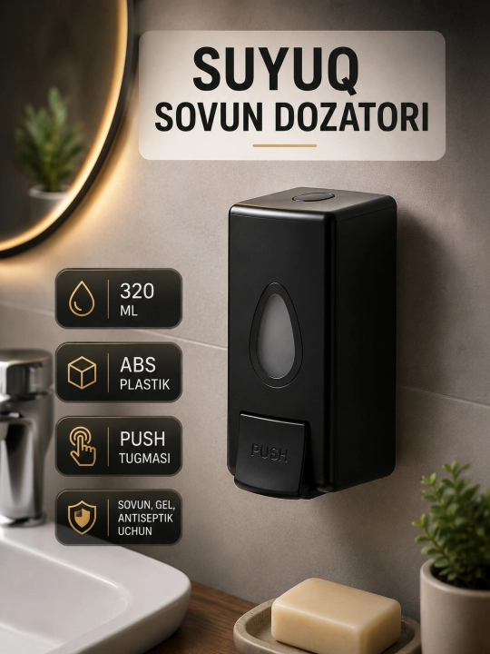 Suyuq sovun uchun dozator, 320 ml