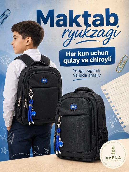 XMXIANG sport ryukzak o‘quvchilar va kundalik yurish uchun qulay sumka 
