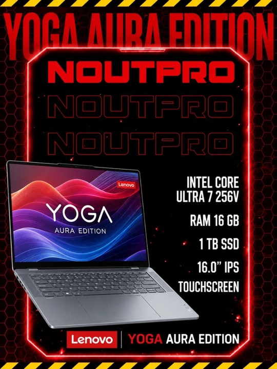 Ноутбук Lenovo Yoga Aura Edition Ultra 7 256V RAM 16GB SSD 1TB 16.0″ IPS,Touchscreen - 