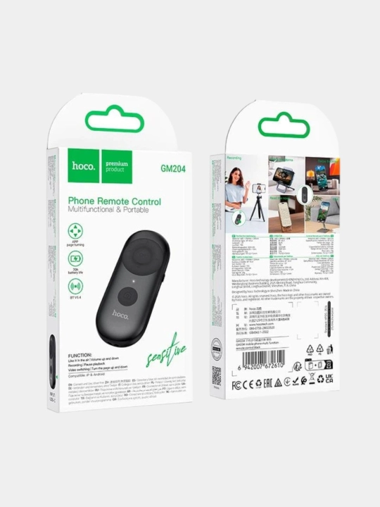 Пульт для телефона HOCO GM204, Bluetooth 5.4, Type-C, iOS Android, 70 часов