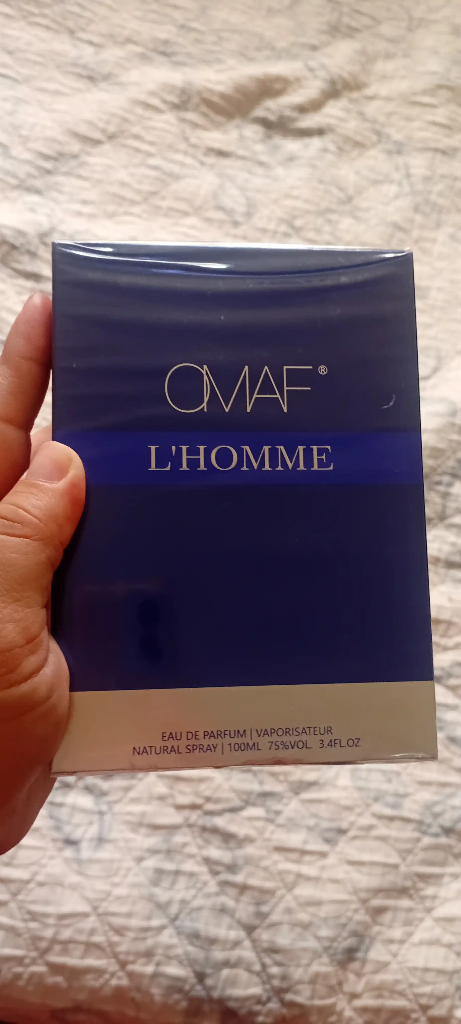 Omaf L’Homme erkaklar parfyumi - Eau de Parfum, 5, 10, 100 ml, limon va sitrus notalari