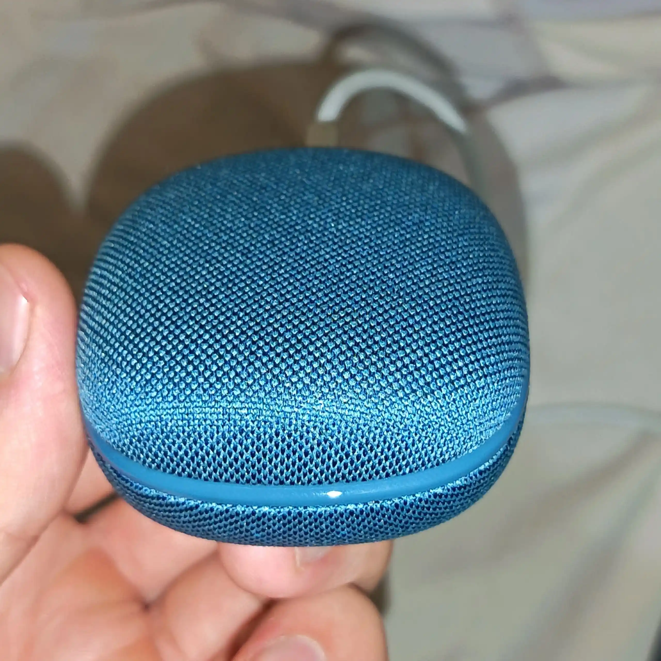 Raqamli displeyli simsiz Bluetooth quloqchin, matoli premium g‘ilof, 6 rang