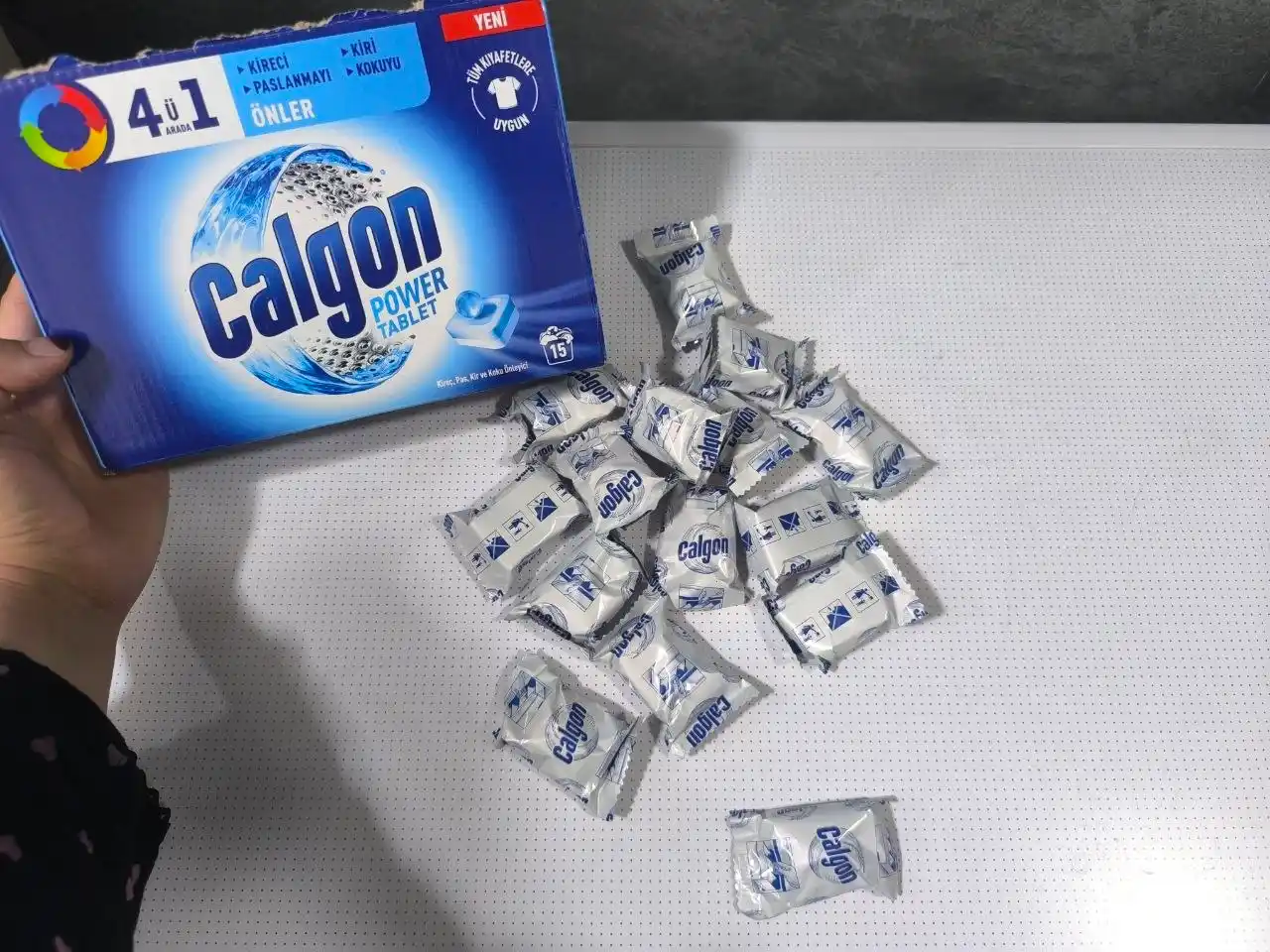 Таблетки для cмягчения воды Calgon 4 в 1, 15 таблеток