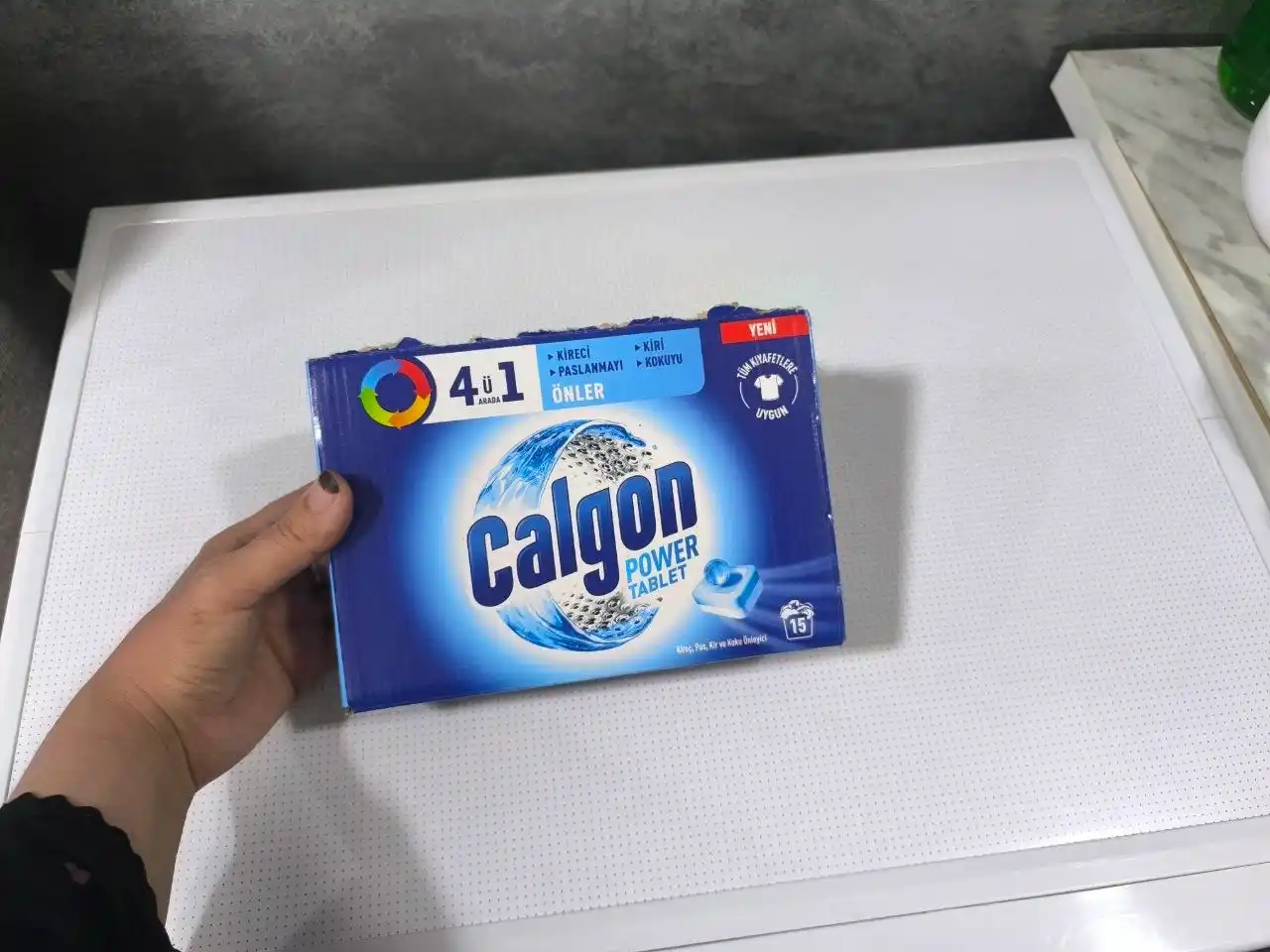 Таблетки для cмягчения воды Calgon 4 в 1, 15 таблеток