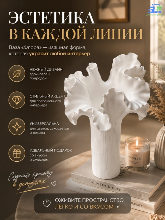 Dekorativ vaza «Flora»
