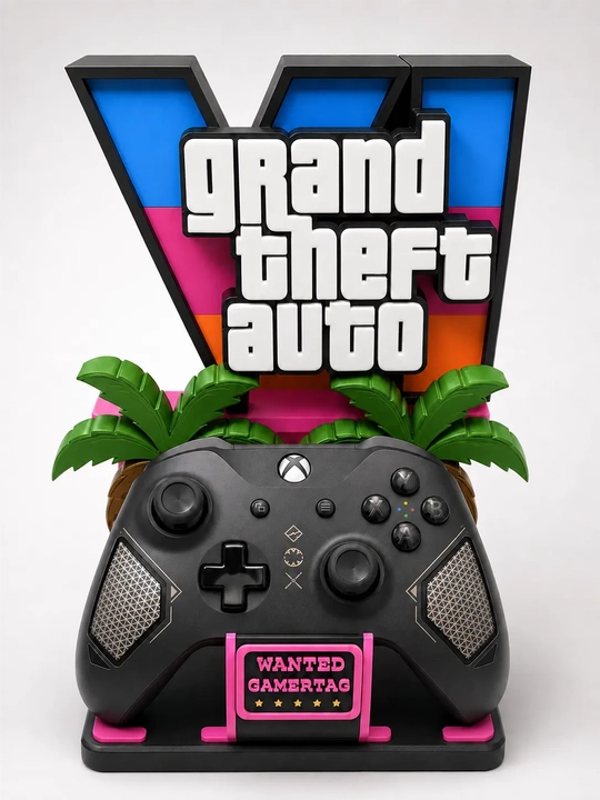 PS5 va Xbox geympadlari uchun GTA VI uslubidagi universal taglik