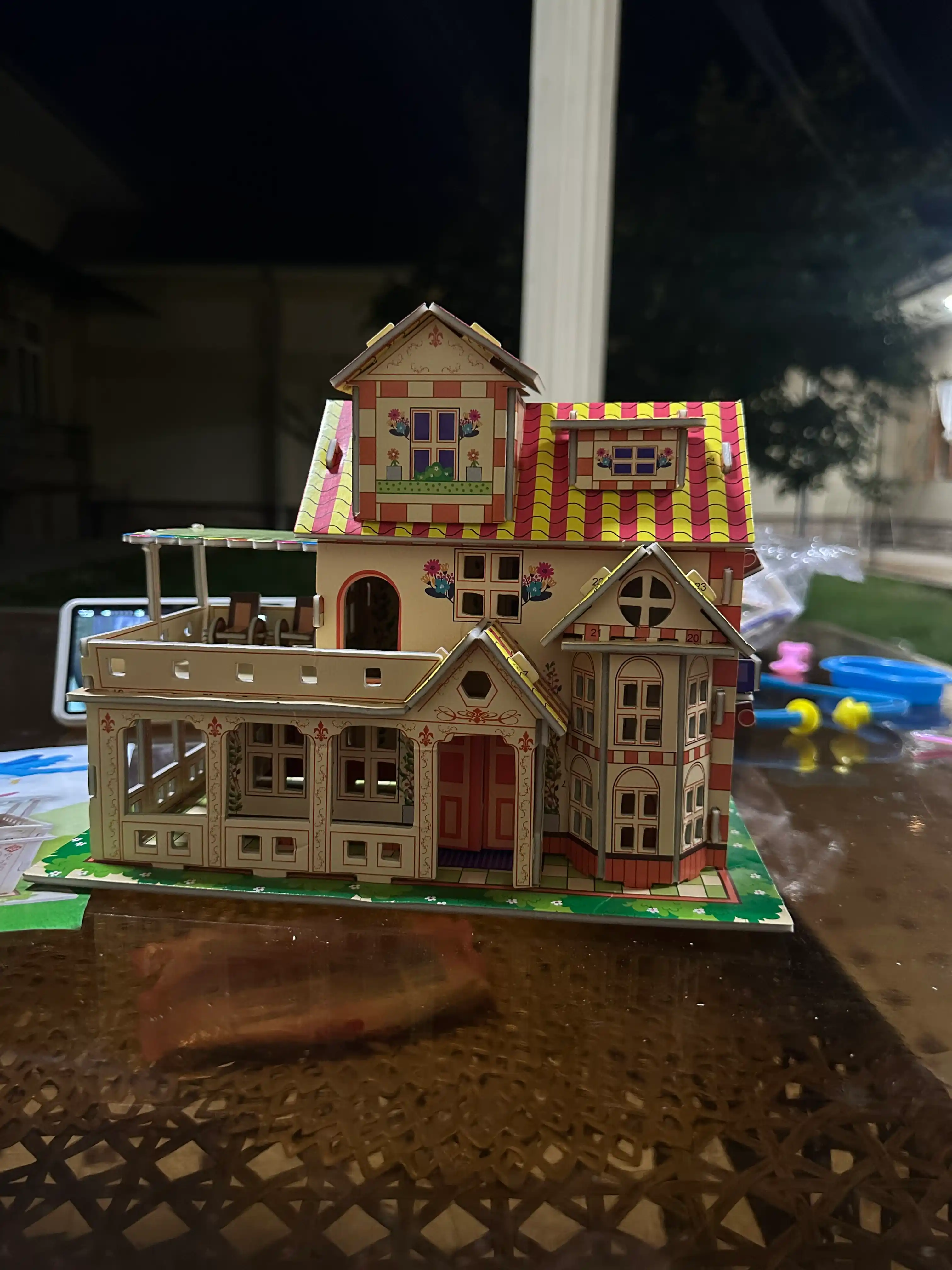 Bolalar uchun 3D Puzzle Uycha Konstruktor – Hajmli Maket To‘plam