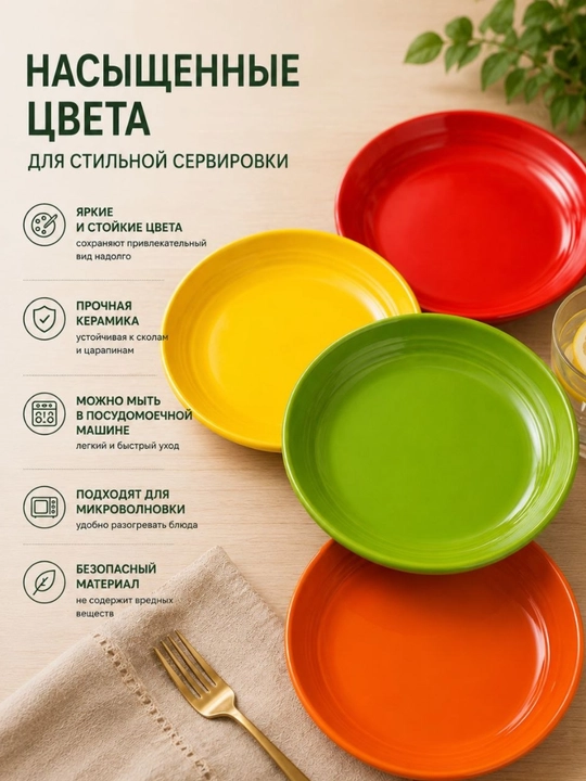 Стильные тарелки
