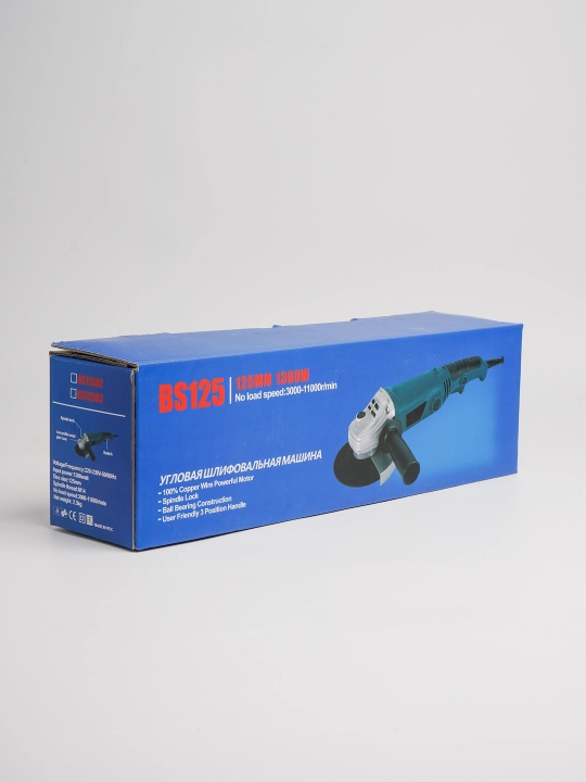 Bosch 125 mm tezlikni sozlovchi bolgarka, professional burchak silliqlash mashinasi